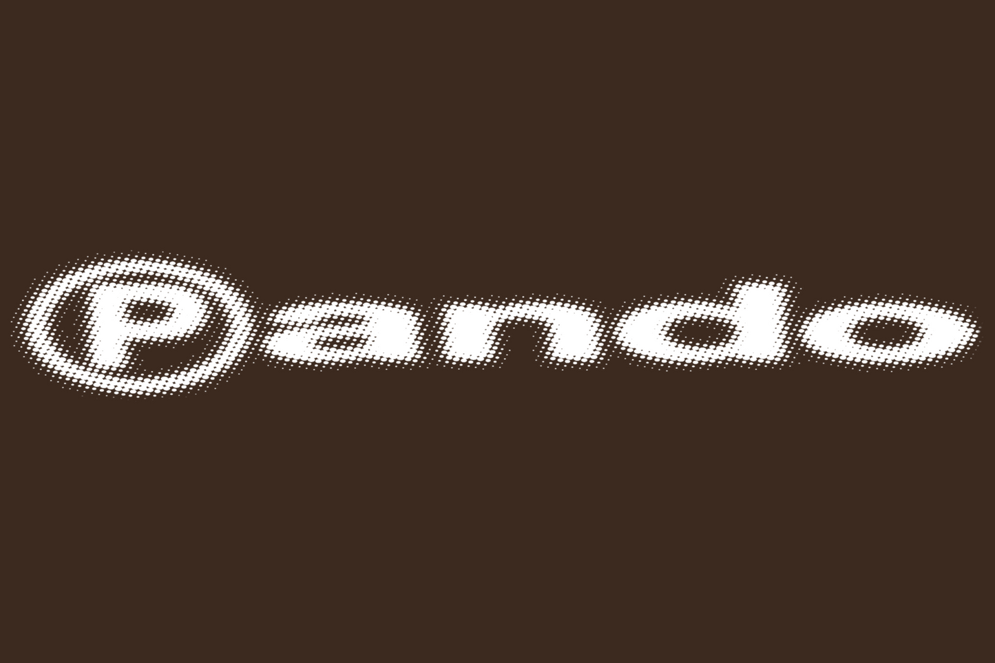 Halftone Tee Brown