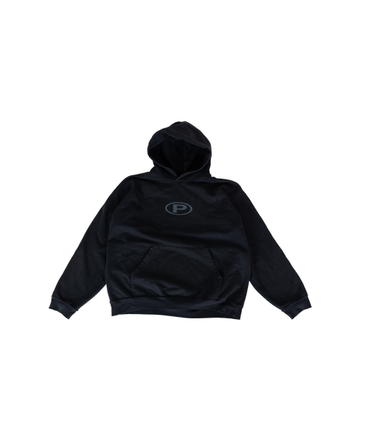 HEAVYWEIGHT P HOODIE "BLACK"