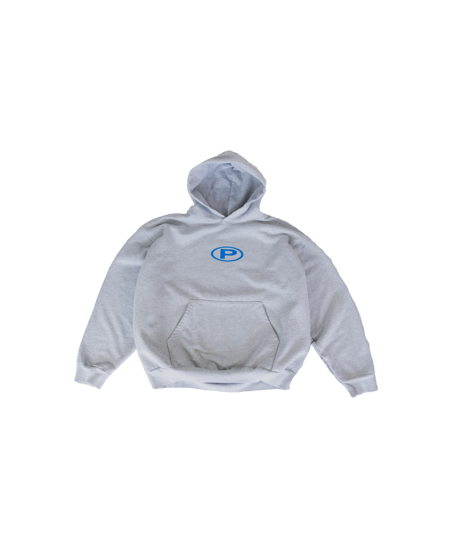 HEAVYWEIGHT P HOODIE "HEATHER GREY"