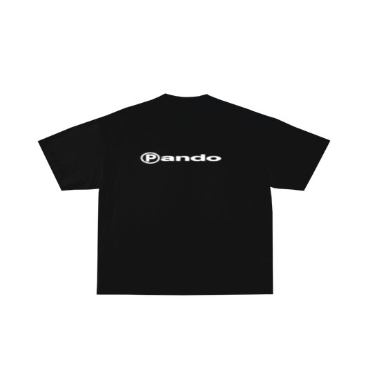 Halftone Tee Black