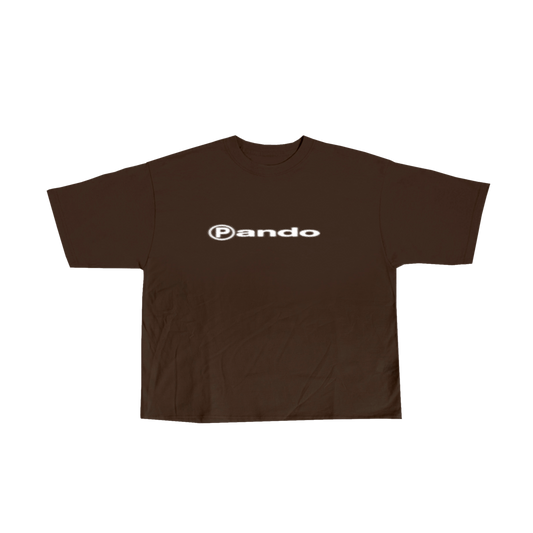 Halftone Tee Brown
