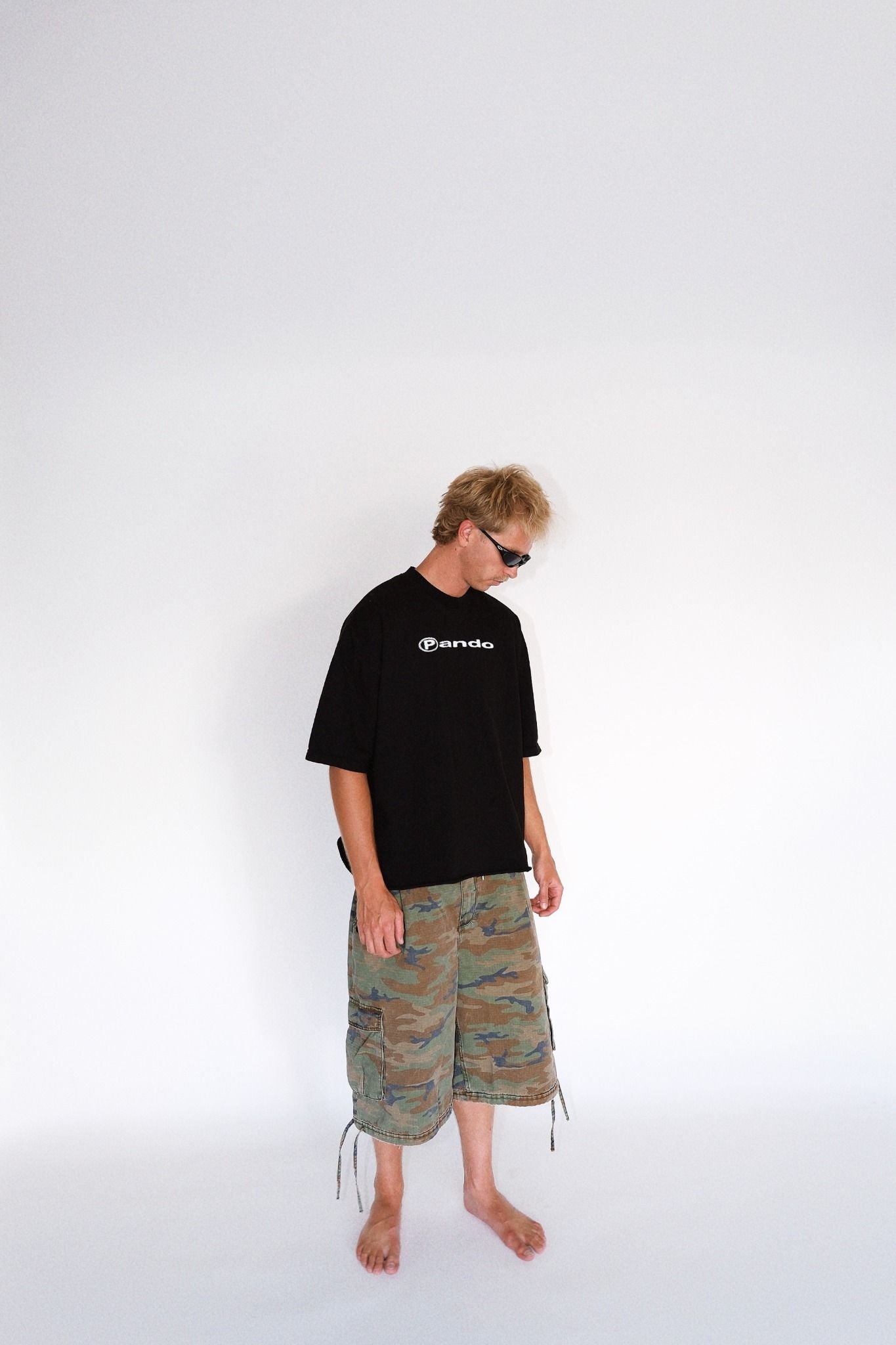 Halftone Tee Black