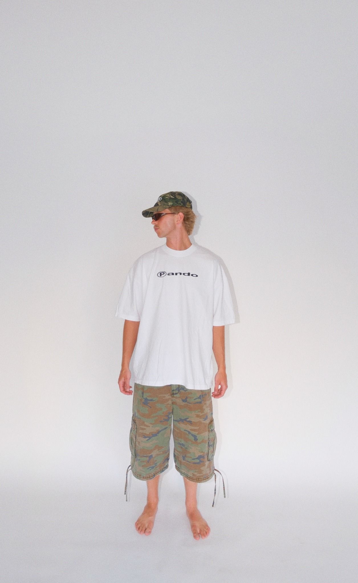 Halftone Tee White