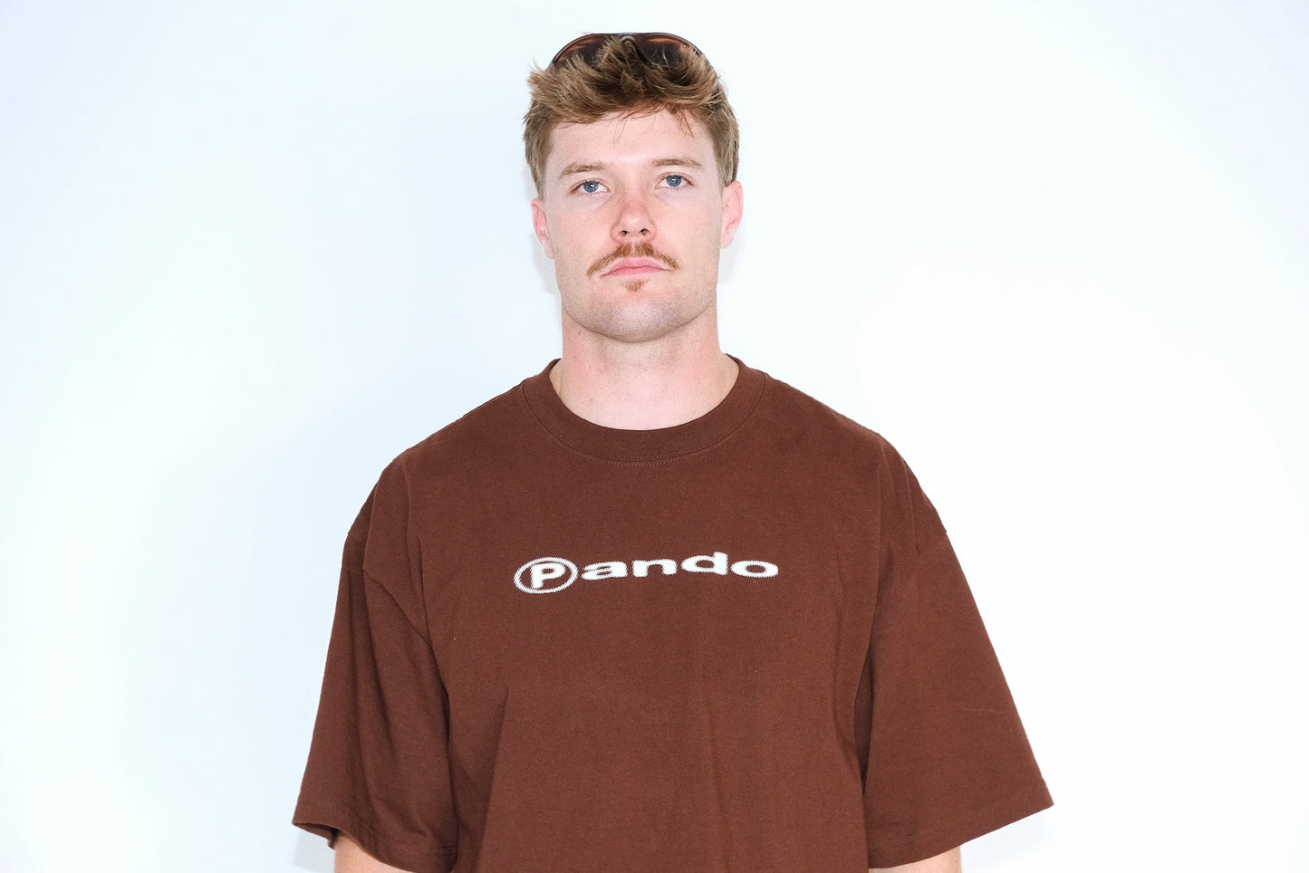 Halftone Tee Brown